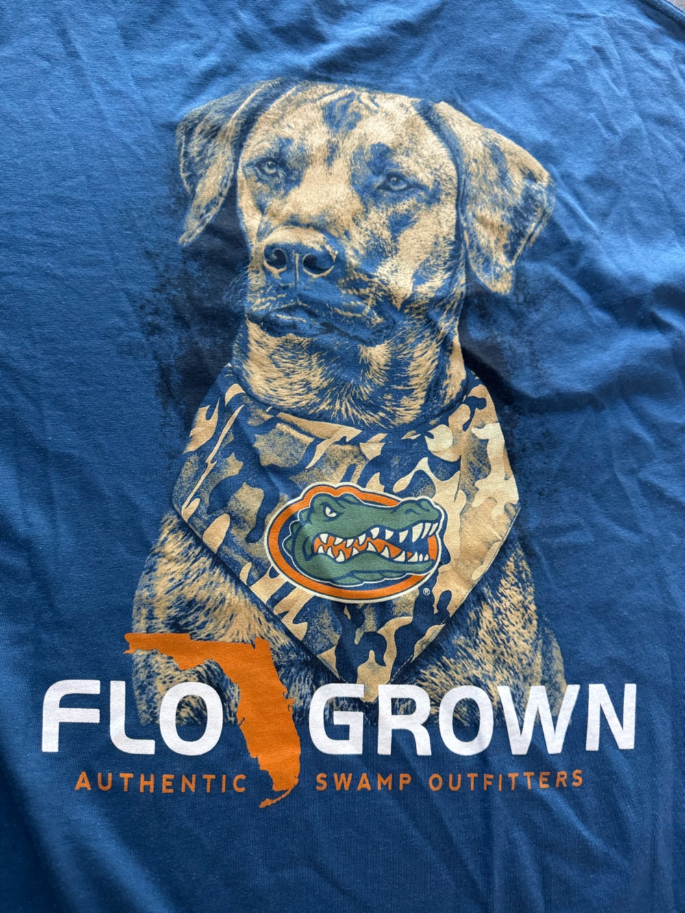 University of Florida Flo Grown Blue Short-Sleeve Men's Tee